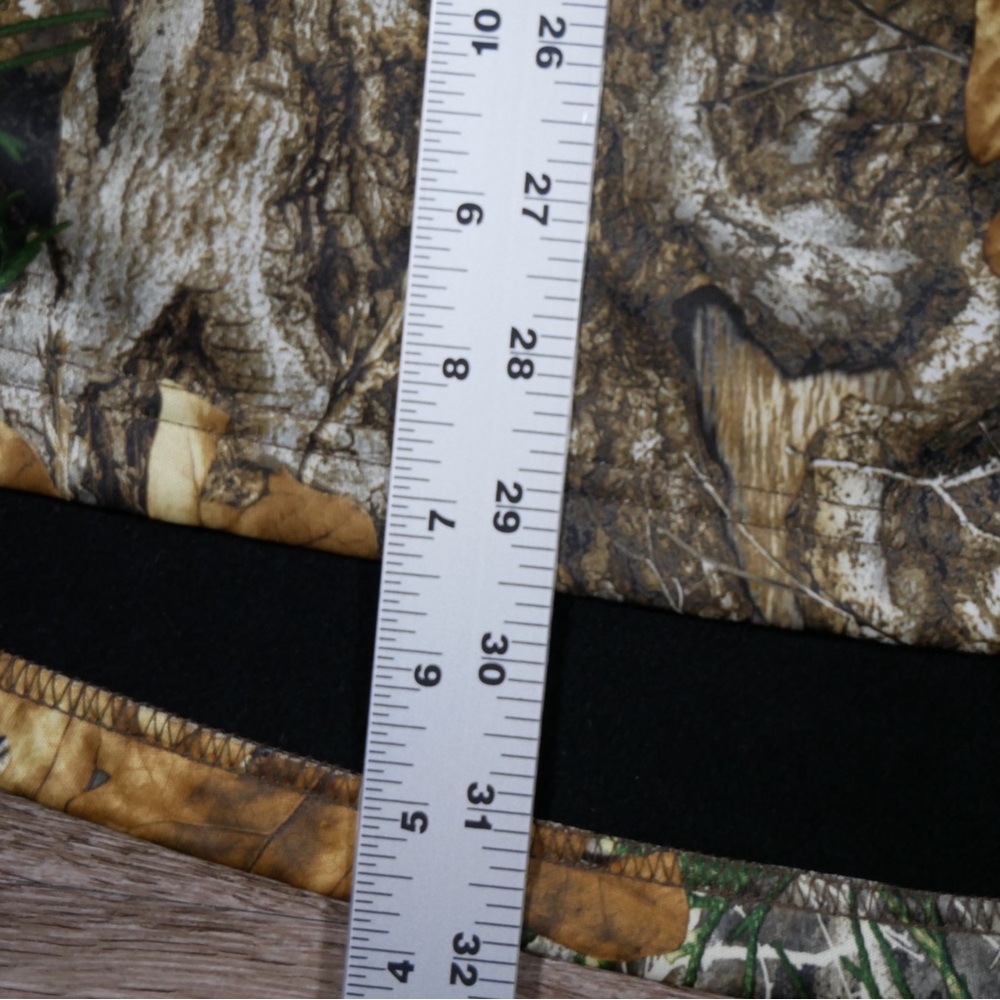 Realtree Edge Men Camo Hoodie Built In Neck Gaiter Recycled Polyester L 42-44 - Picture 8 of 11